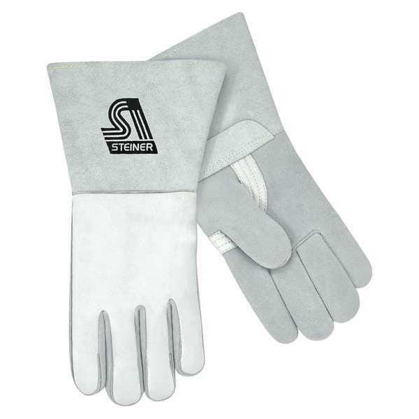 MIG/Stick Welding Gloves, Elkskin Palm, L, PR