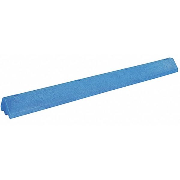 Truck Parking Block, Blue, 8 ft., Lags