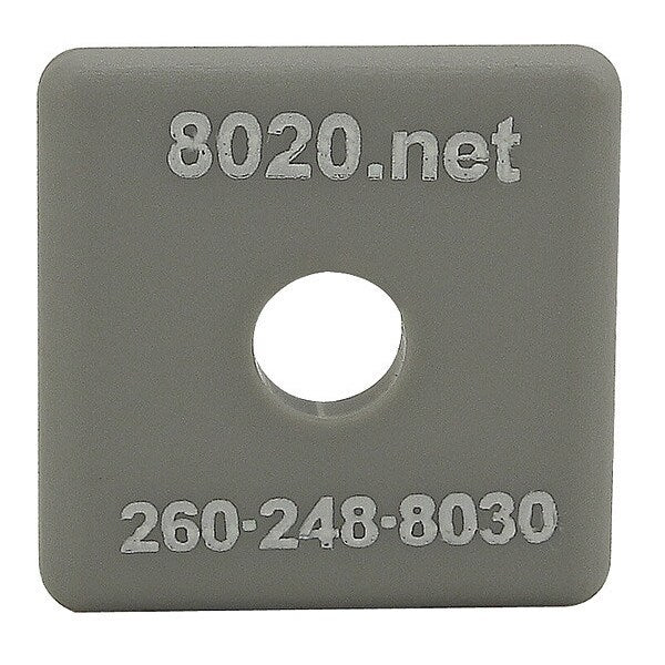 End Cap Gray W/Push-Ins 1515/1515-Lite
