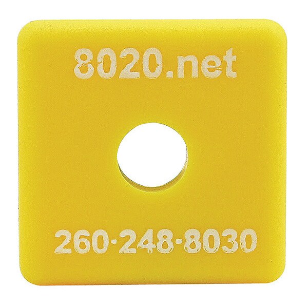 End Cap Yellow W/Push-Ins 1515/1515-Lite