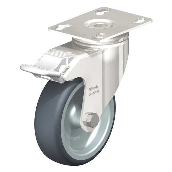 Swivel Plate Caster, TPR, 4