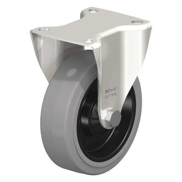 Rigid Plate Caster, Sold Rubr, 5