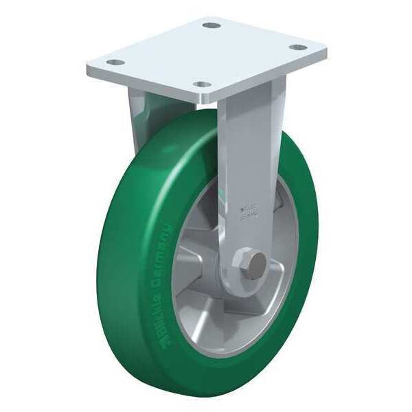 Rgd Plate Caster, Poly, 7-7/8