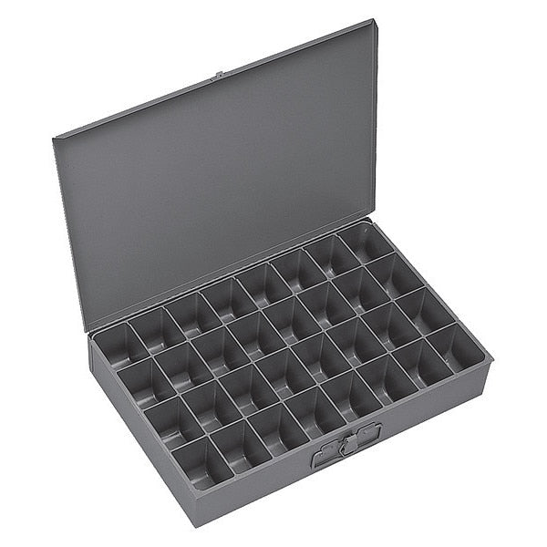 Large, 32 opening, compartment box for small parts storage