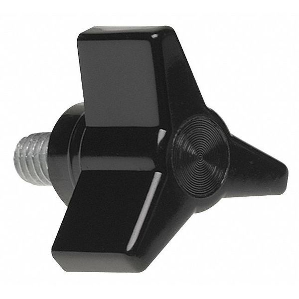 Three Prong Clamp Knob, 8-32 Thread Size, 0.50