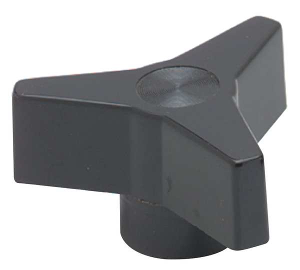 Three Prong Clamp Knob, 5/16-18 Thread Size, 1.02