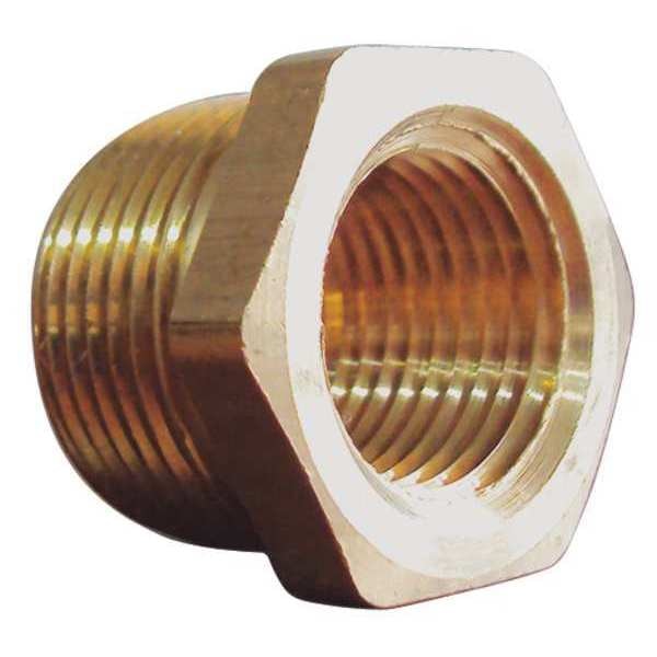 Brass Reducing Bushing, MNPT x FNPT, 3/8