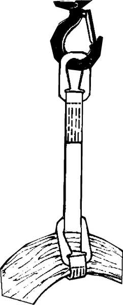 Web Sling, Universal Link, 8 ft L, 4 in W, Tuff-Edge Polyester, Silver