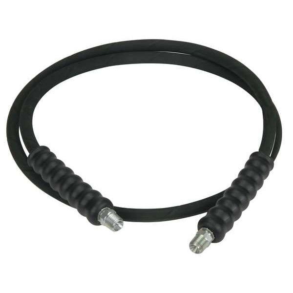 H9206, 6 ft., Heavy-duty Rubber High Pressure Hydraulic Hose, .25 in. Internal Diameter