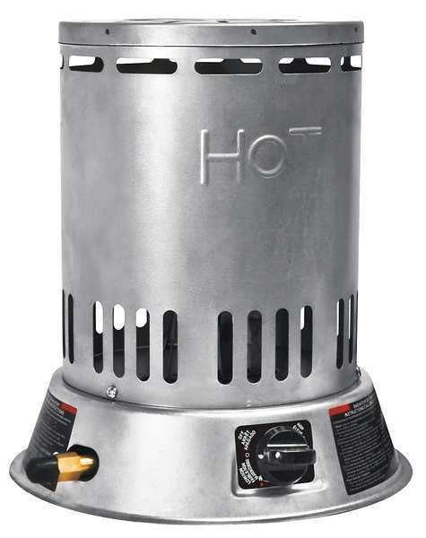 Convection Portable Gas Heater, Liquid Propane, 15,000 to 25,000 BtuH