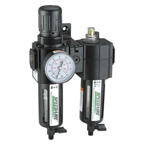FRL, 1/2 In. NPT, 60 cfm, 150 psi