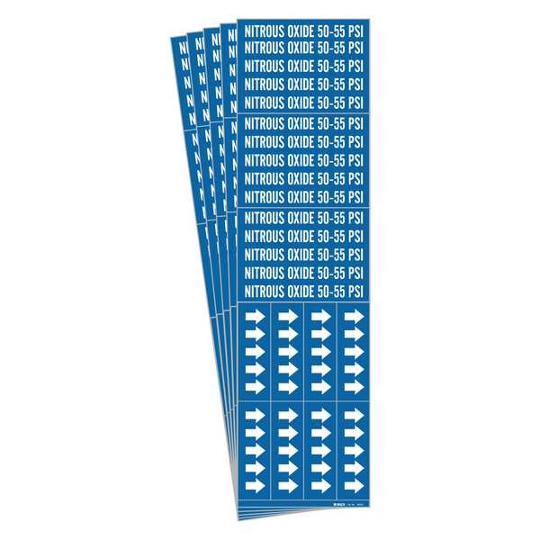 Pipe Marker, Adhesive, 2-1/4