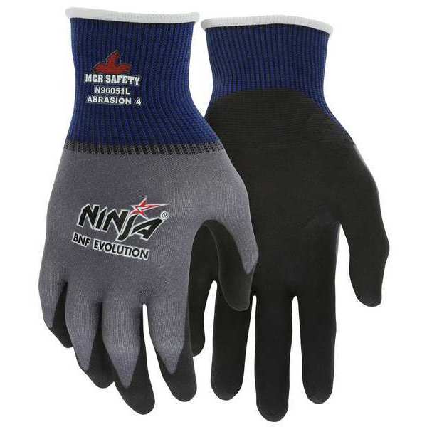 Gloves, Gray, XL, PK12