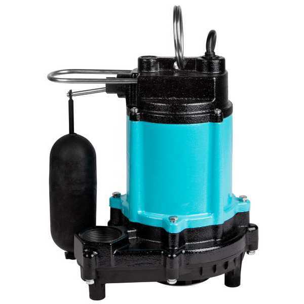 Sump Pump, Cast Iron Body, 1/2 hp