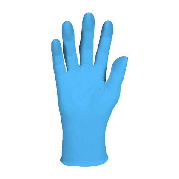 Disposable Gloves, Nitrile, Blue, XS, 100 PK