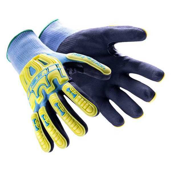 Knit Gloves, HPPE, A5, 15 ga, XL, Blue, PR
