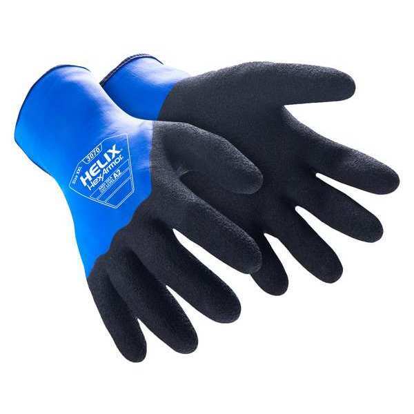 Knit Gloves, HPPE, A2, 18 ga, XL, White, PR