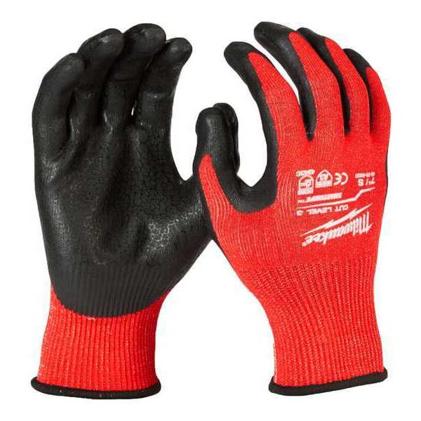 Level 3 Cut Resistant Nitrile Dipped Gloves - X-Large (12 pair)