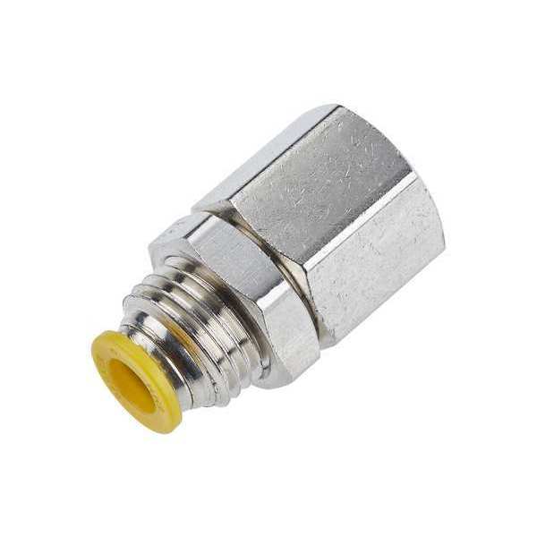 Fitting, 6 mm, Brass, Push-to-Connect