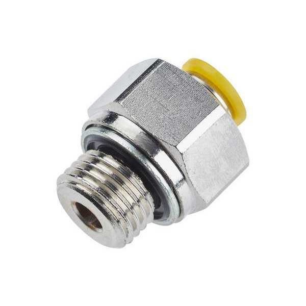 Fitting, 4 mm, Brass, Push-to-Connect