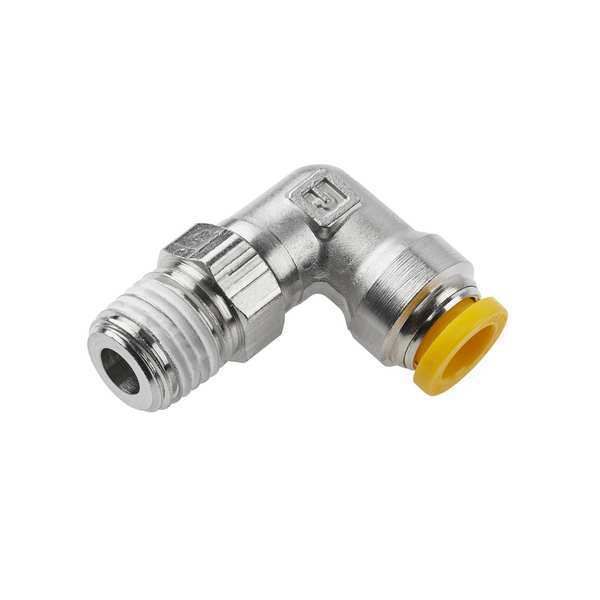 Fitting, 12 mm, Brass, Push-to-Connect