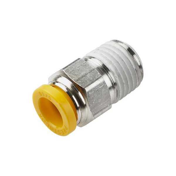 Fitting, 10 mm, Brass, Push-to-Connect
