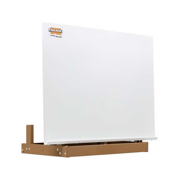 Mobile Work Station, Tan/Wht, Power Coated