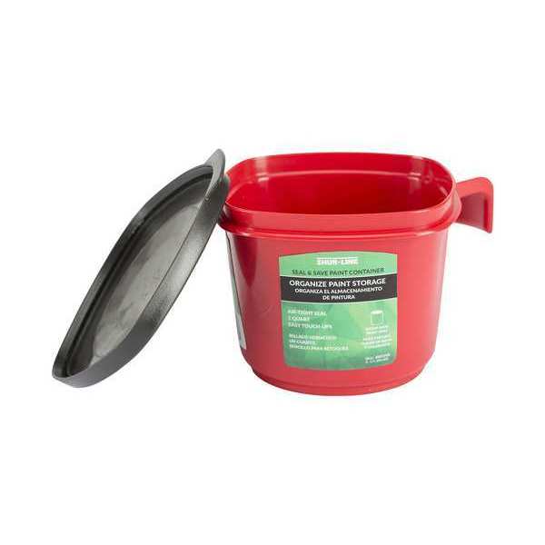Plastic Paint Pail, 1 qt