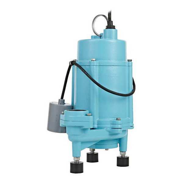 Grinder Pump, Single Phase, 6.5 A, 3450 RPM