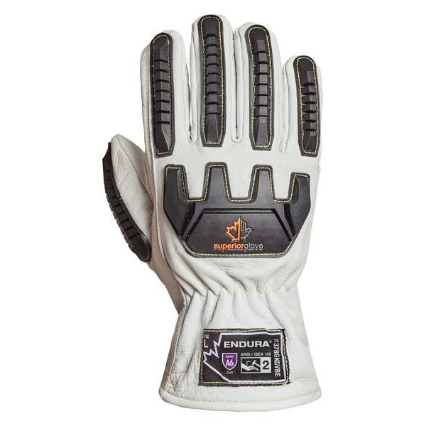 Work Gloves, Drivers, L, Leather, PR