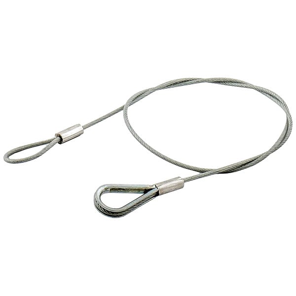 Safety Chain, 1-25Lb, w/Safety Clip, Steel