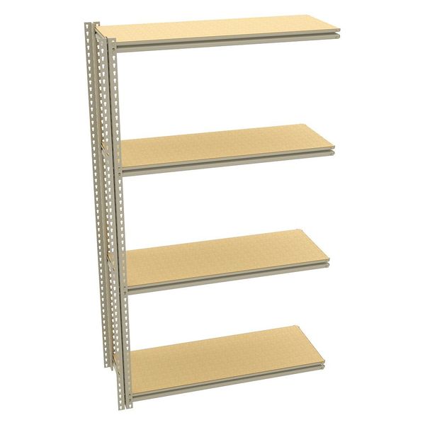 Boltless Shelving Add-On, 48x18, 4 Shelf