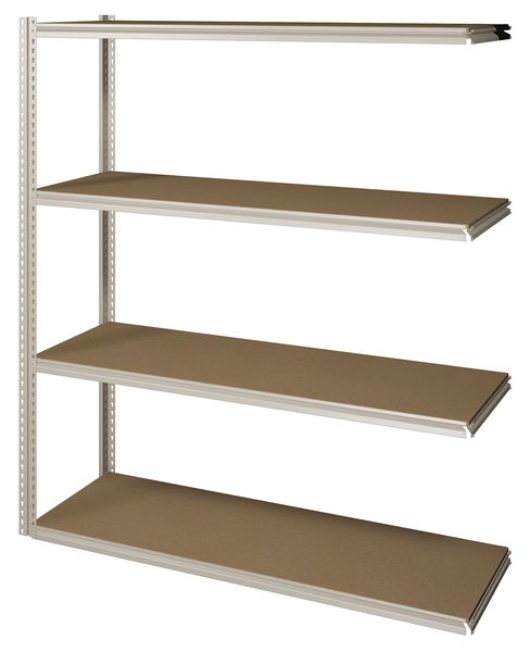 Boltless Shelving Add-On, 60x18, 4 Shelf