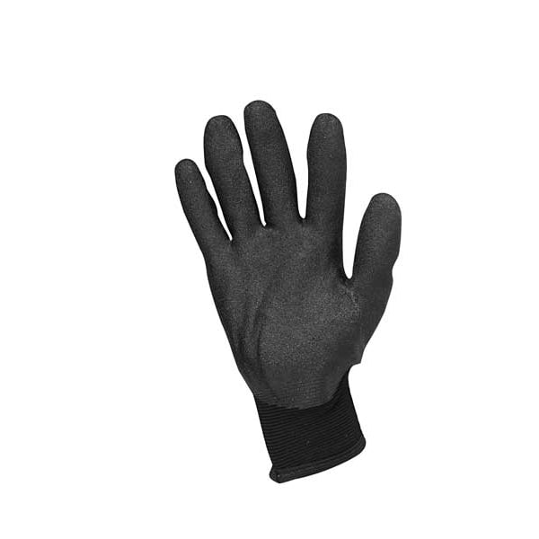 Ninja Ice Insulated Work Gloves, 15-Gauge, Coated Palm and Fingertips, Black, Large, 1 Pair
