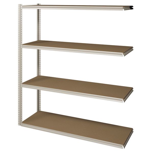 Boltless Shelving Add-On, 60x24, 4 Shelf