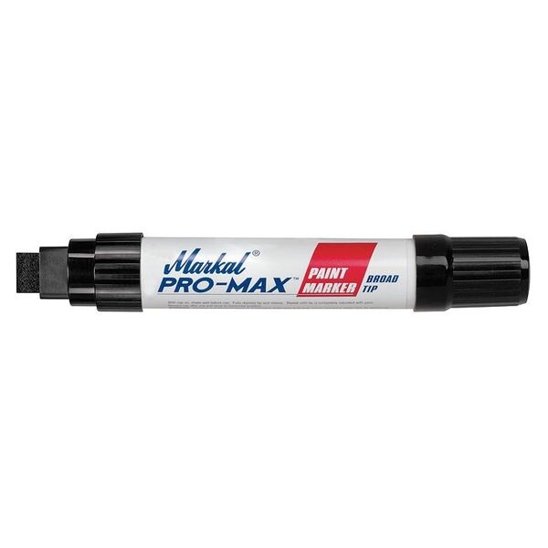 Permanent Liquid Paint Marker, Medium Tip, Black Color Family, Paint