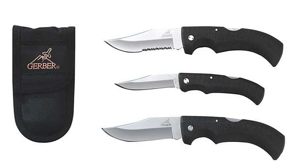 Lockblade Knife, 3 3/4 In, Serrated