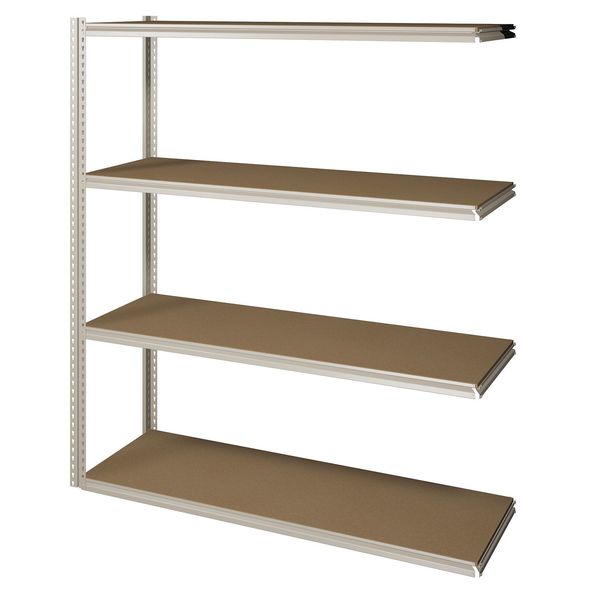 Boltless Shelving Add-On, 72x18, 4 Shelf