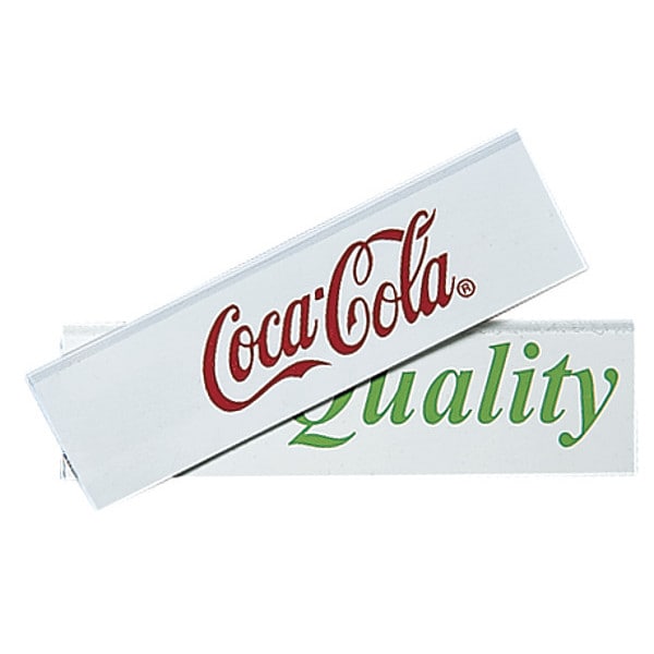 Label Holder, Self Adhesive, 1-1/4x48, PK6