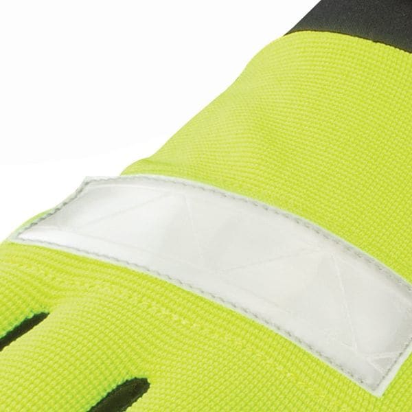 Hi-Vis Cold Protection Gloves, 60g Thinsulate/Micro Fleece Lining, L