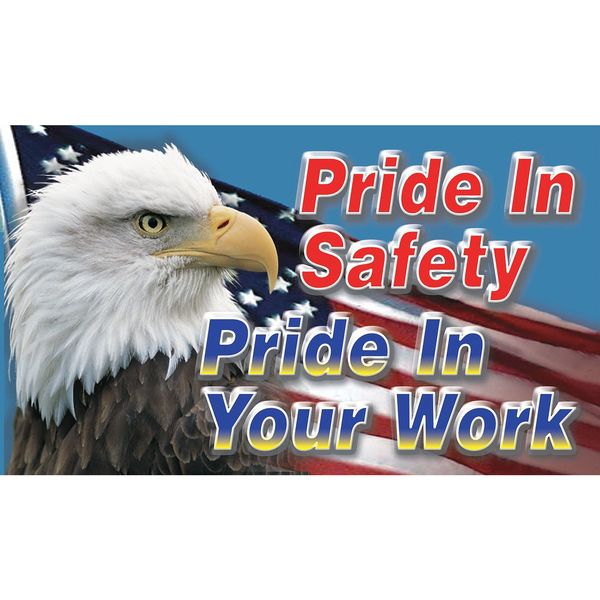Safety Record Signs, 28In x 8ft., Vinyl
