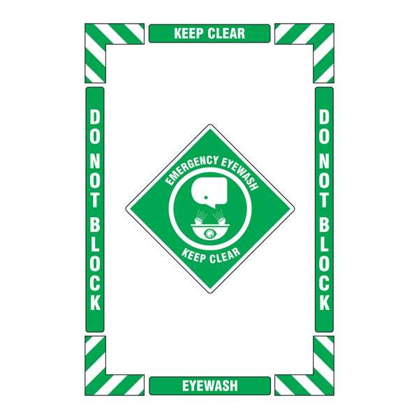 Floor Sign, Vertical Rectangle, English, PSR104