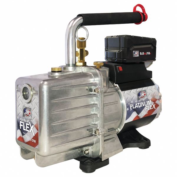 Refrigerant Evacuation Pump, 3 cfm, 1/2 hp