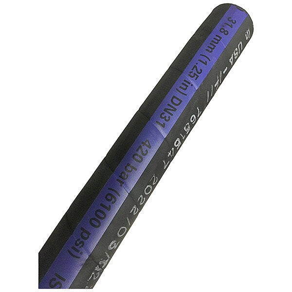 Hydraulic Hose, 1 ft L, Black
