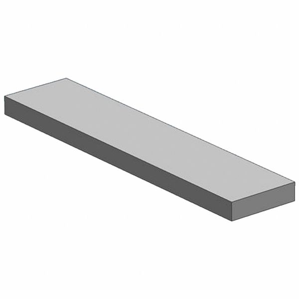 Alloy Steel Rectangle Bar, 12 in L, 5 in W