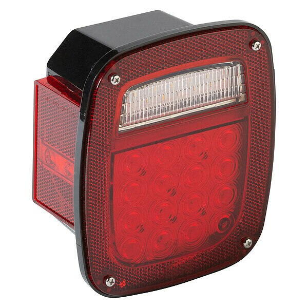 Box Lamp, LED With Sidemarker, LH, Red