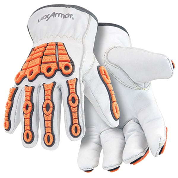Cut Resistant Impact Gloves, A5 Cut Level, Uncoated, XS, 1 PR
