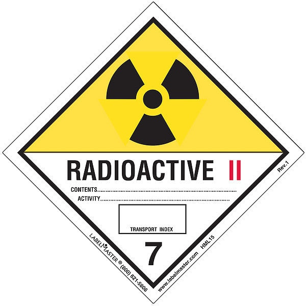DOT Container Placard, Label 4