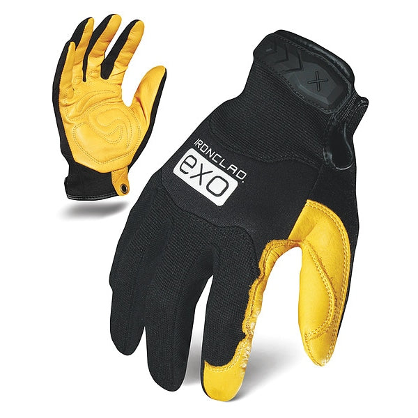Mechanics Gloves, XL, Black, Single Layer, Spandex, Neoprene
