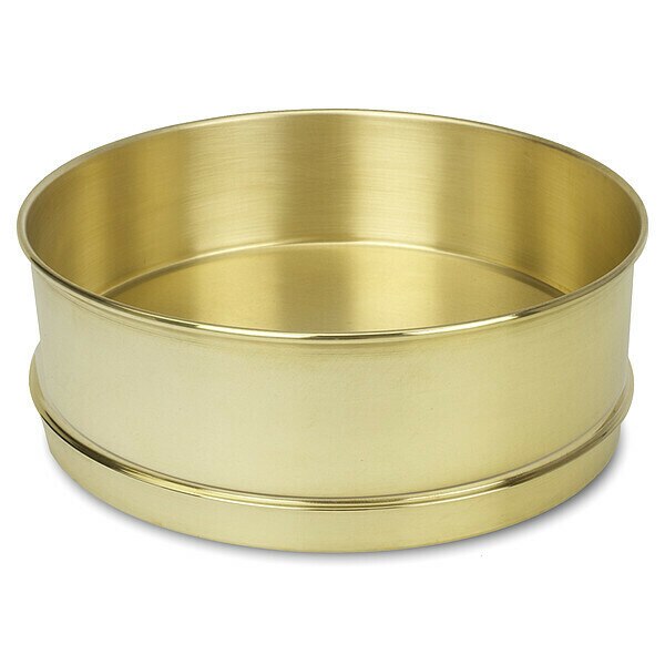 Pan, Brass, 12 In Dia, 4 In D